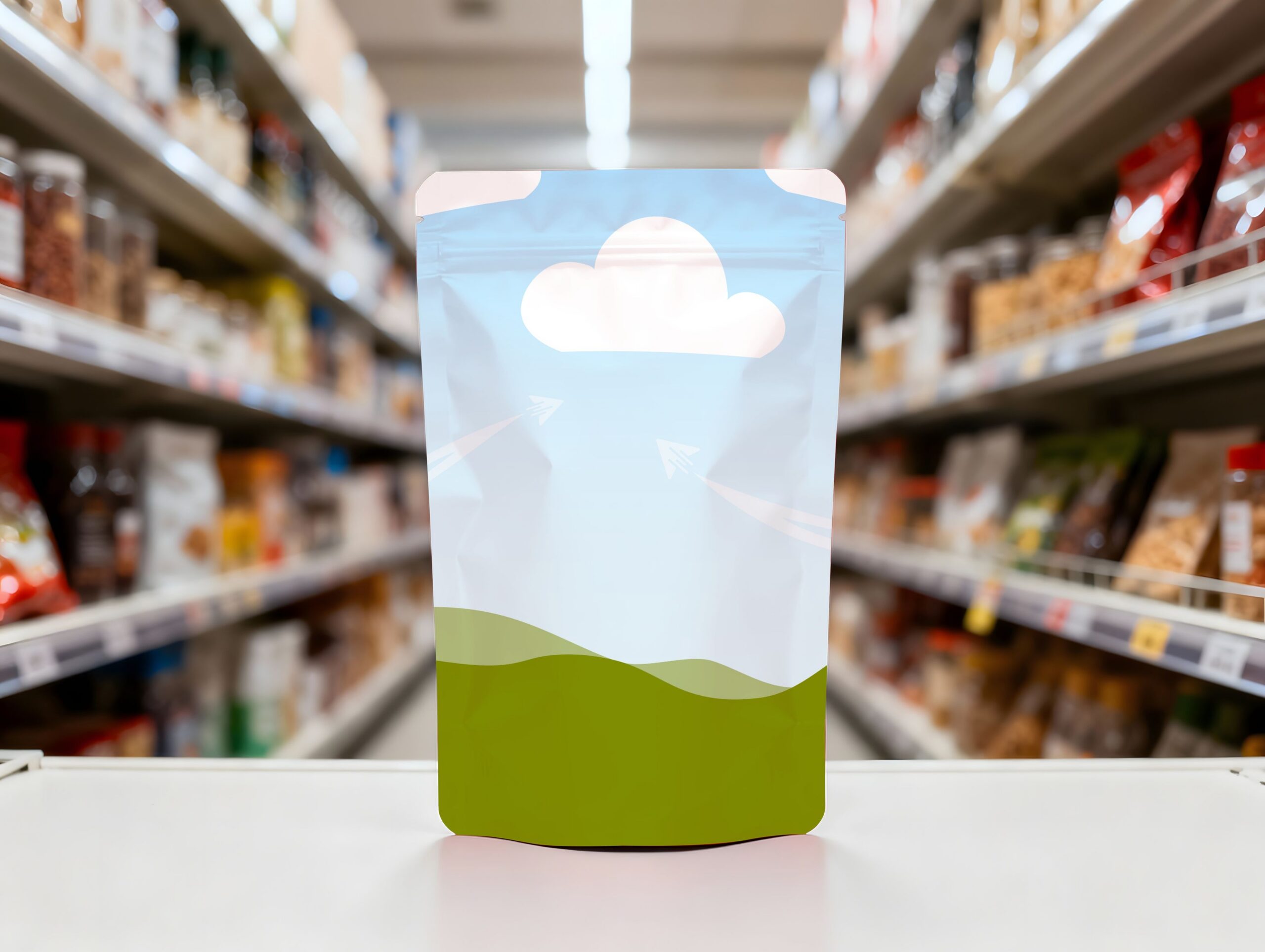 Eco-Friendly Snack Pouch with Minimalist Design