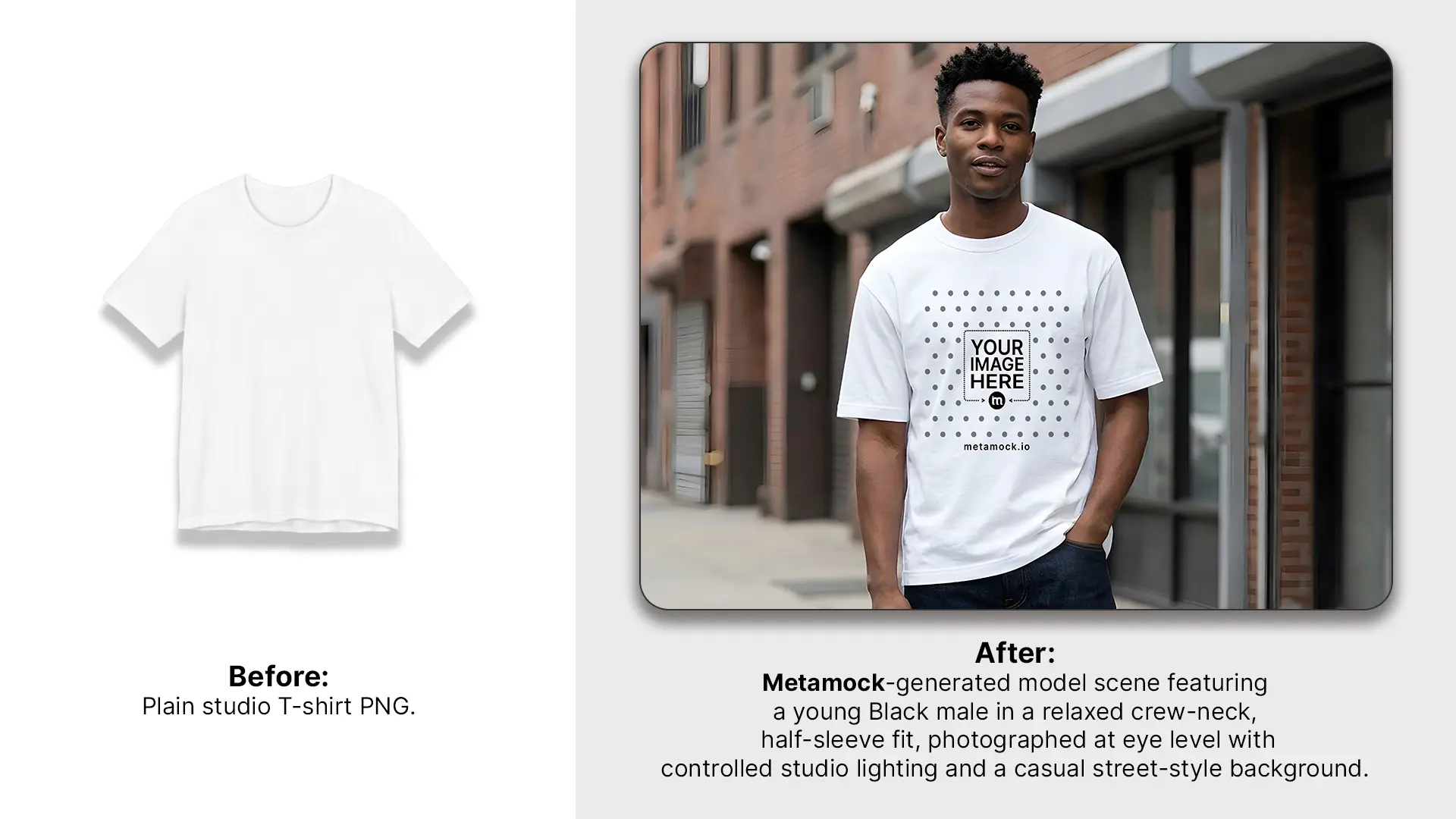 Customizable T-Shirt with Modern Dot Design